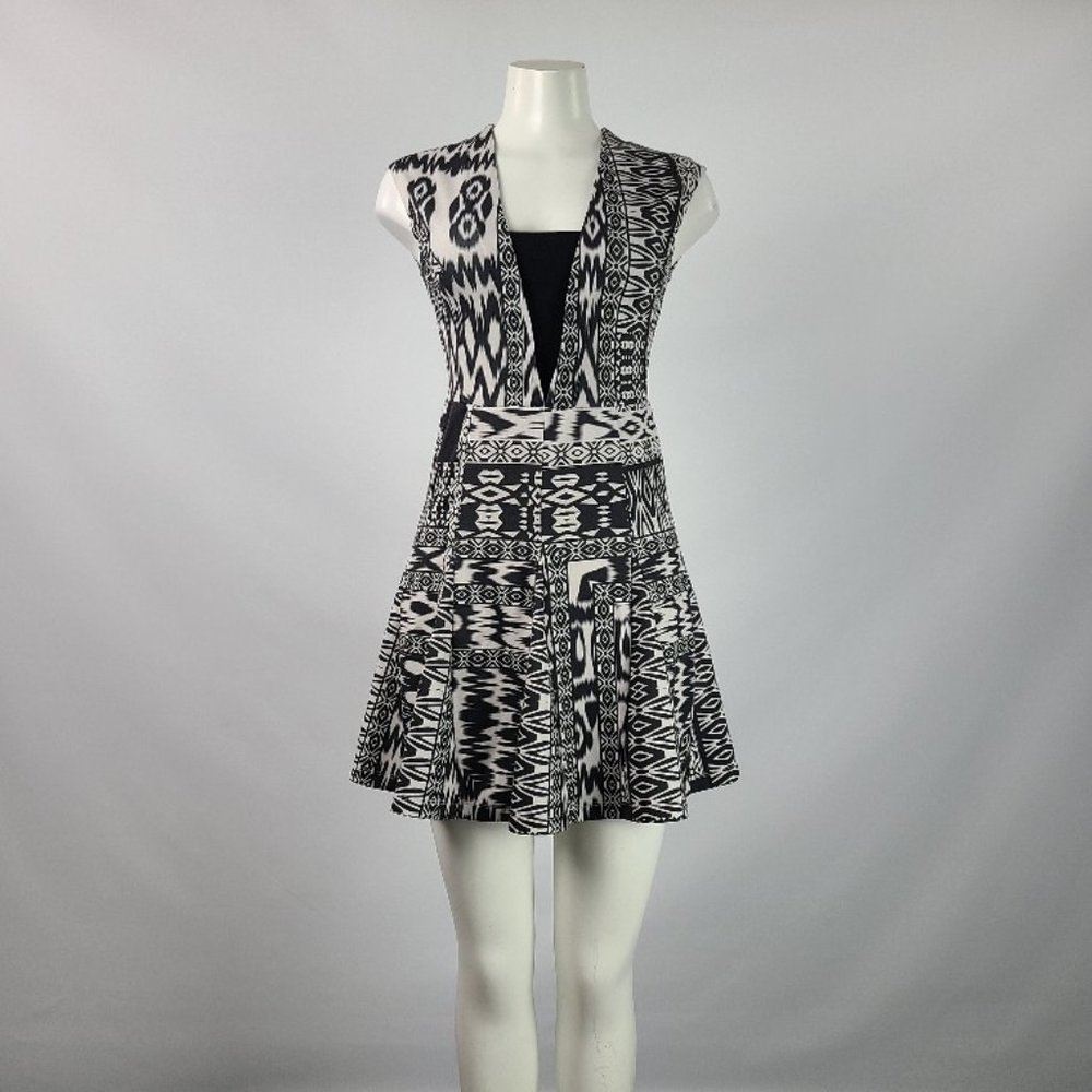 Buffalo David Bitton Black and White Mini Dress